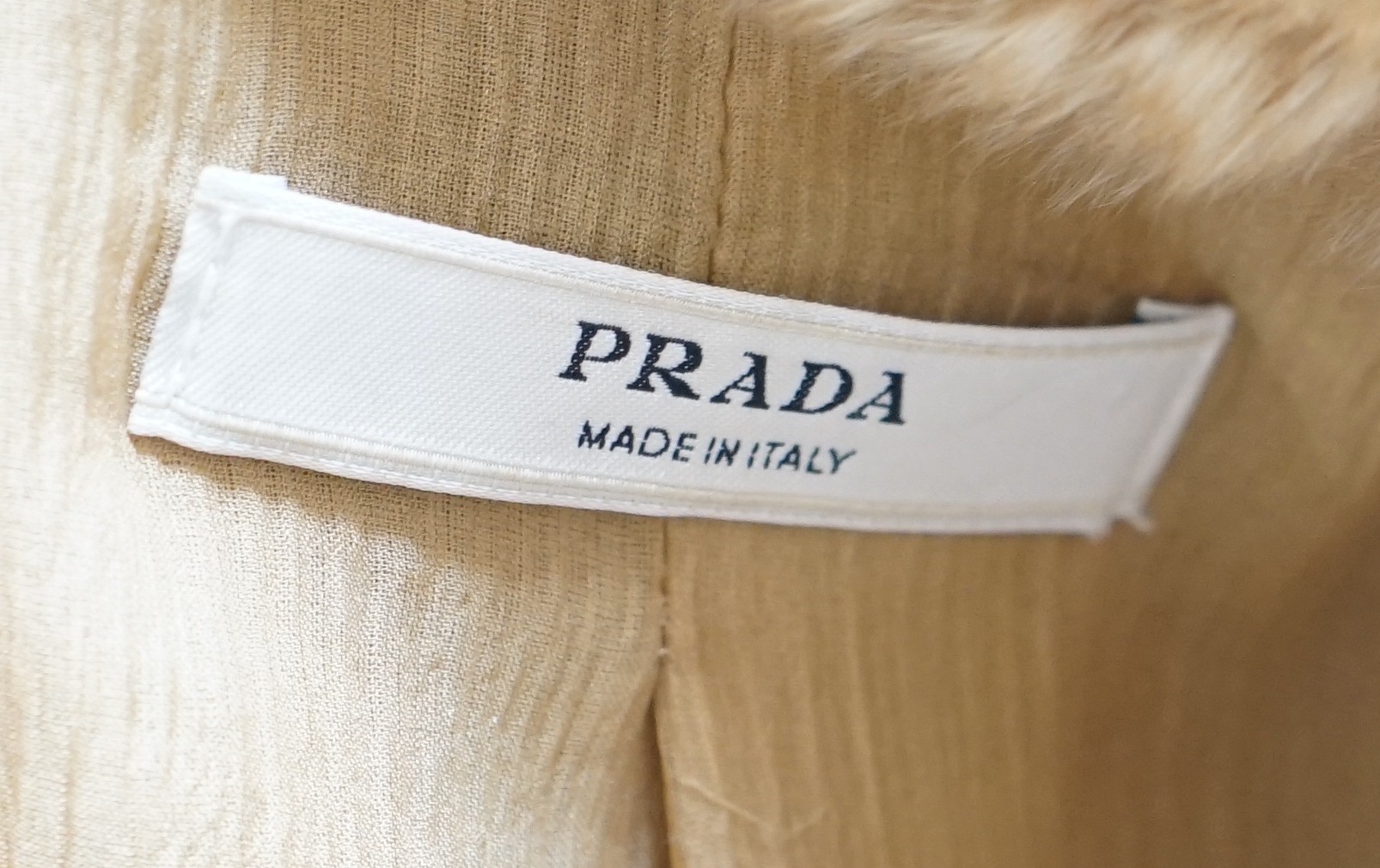 A ladies Prada chinchilla fur jacket, circa 2002, Italian size 44